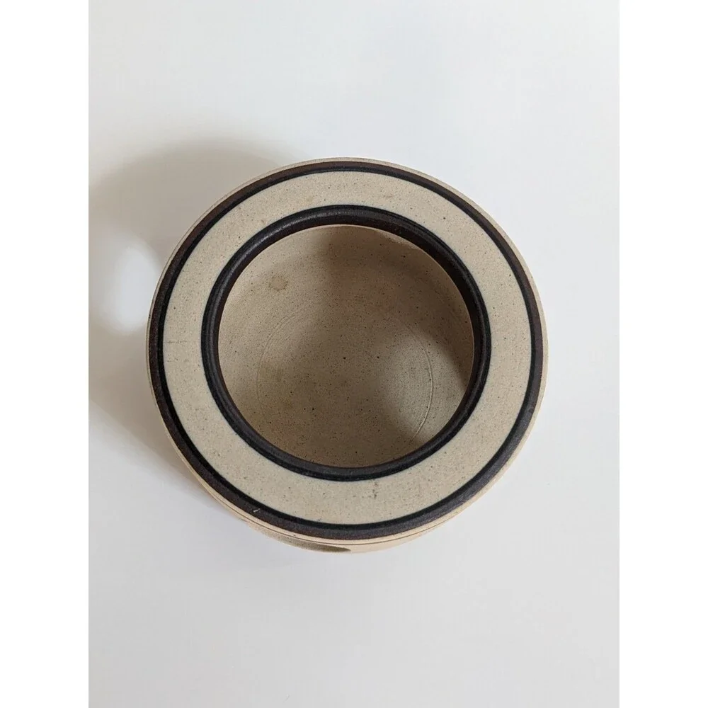 Vintage Hanne Stentøj Denmark Stoneware Candle Warmer Danish Modern MCM Pottery‎